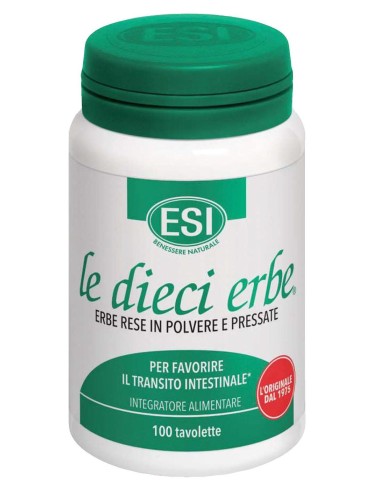 Integratore digestivo Esi Le Dieci Erbe - 100 tavolette