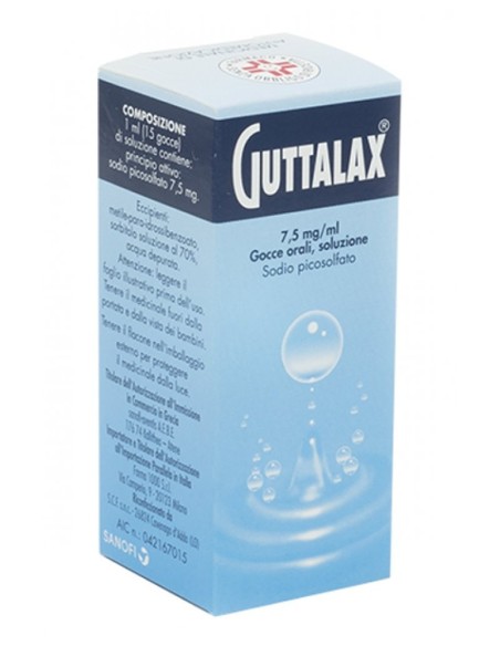 Guttalax 7,5 mg/ml: Lassativo efficace
