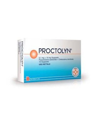Sollievo EMORROIDI con Proctolyn 0,1 mg + 10 mg