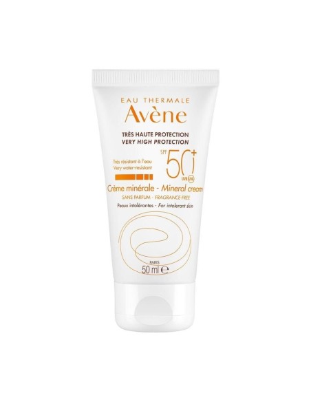 Crema solare minerale viso SPF50+ Avene