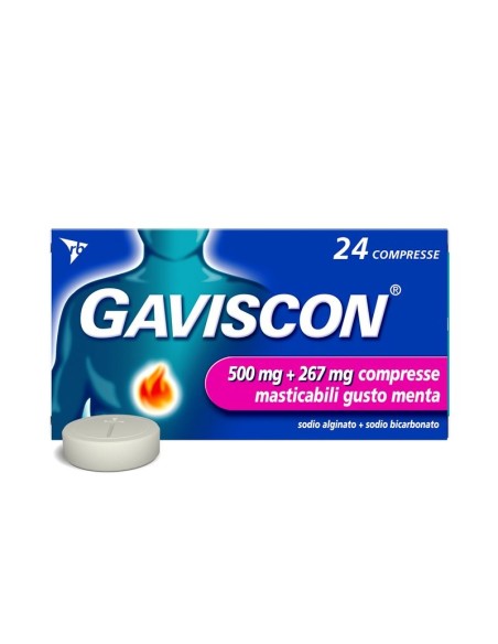Gaviscon Bruciore Stomaco Occasionale 24 Compresse