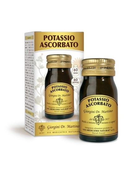 Potassio Ascorbato Integratore Antiossidante - 60 Pastiglie