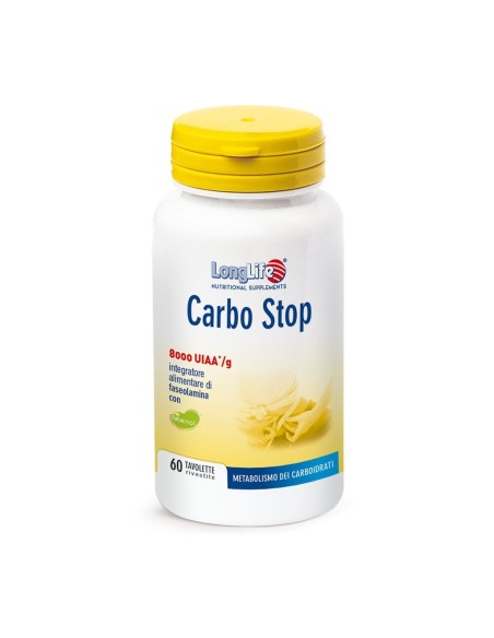 LongLife Carbostop Integratore Controllo Peso Corporeo 60 Tavolette