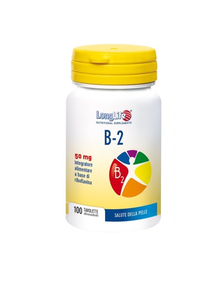 Vitamina B2 50mg Integratore