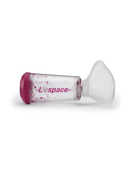 Maschera Distanziatore Inalatori Adulti Magenta