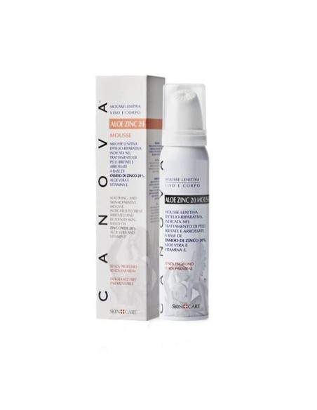 Aloe Zinc 20 Mousse Lenitiva - Viso e Corpo