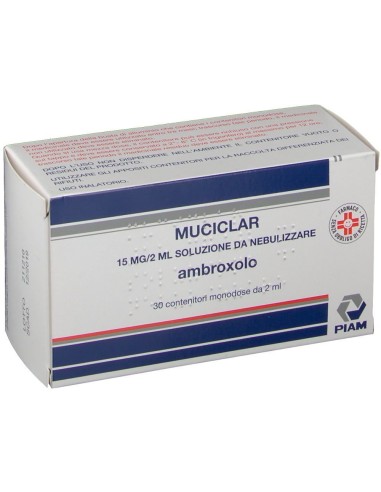 Ambroxolo Cloridrato Soluzione Nebulizzare 15 mg/2 ml