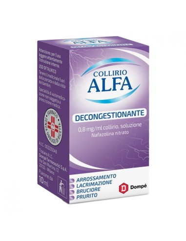 Collirio Nafazolina 0,8 mg/ml Decongestionante 10 ml