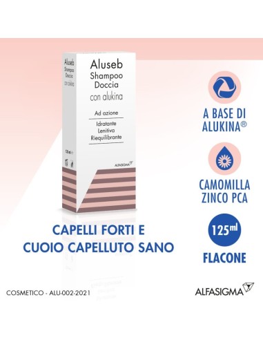 Shampoo lenitivo Aluseb con Alukina
