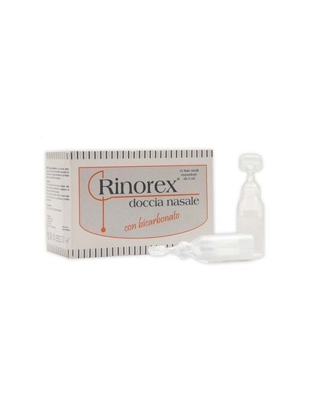 Rinorex Fiala Doccia Nasale 5 ml 15 Pezzi