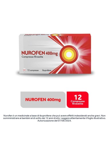 Nurofen 400 mg Analgesico per mal di testa