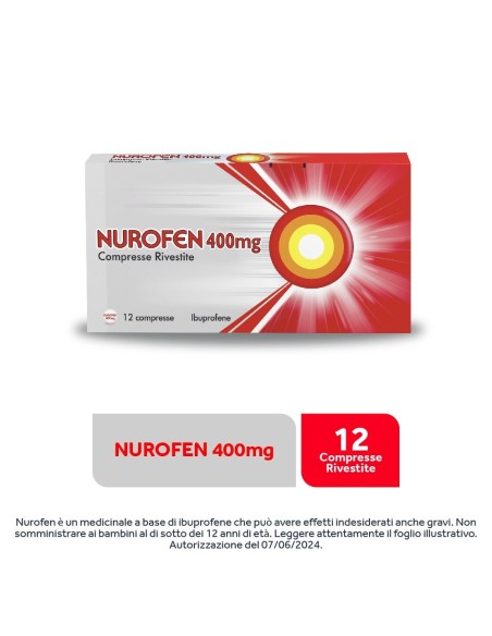 Nurofen 400 mg Analgesico per mal di testa