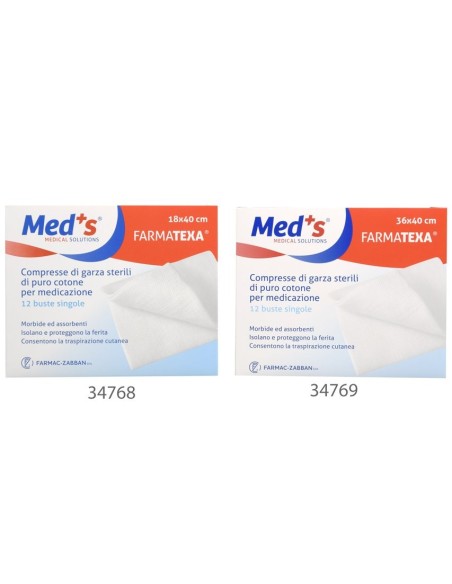 Garza Sterile 36x40 - Compresse 12 Buste