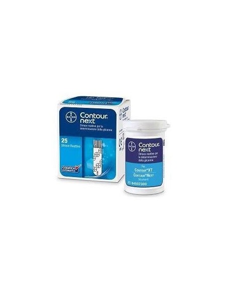 Strisce Reattive Glicemia Contour Next - 25 pezzi