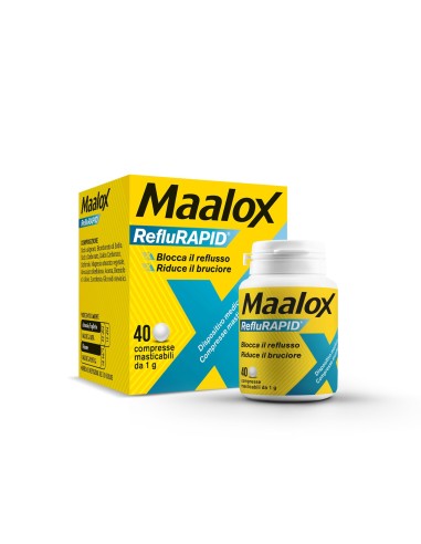 Maalox Reflurapid Blocca il Reflusso