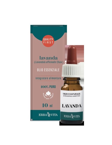 Olio Essenziale Lavanda per Rilassamento - Erba Vita
