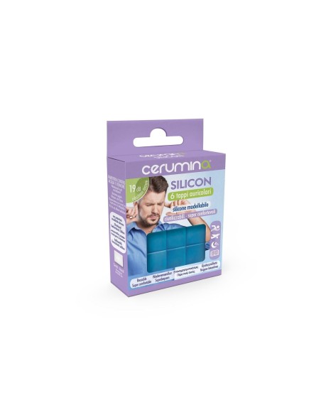 Tappi Auricolari Silicone Modellabile 6 pezzi