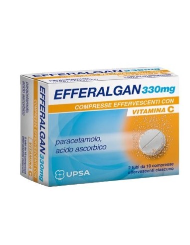 Efferalgan con Vitamina C 330 mg 20 Compresse