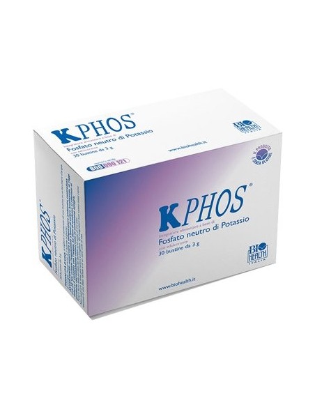 Kphos Integrstore di Fosfato Neutro Di Potassio 30 Bustine