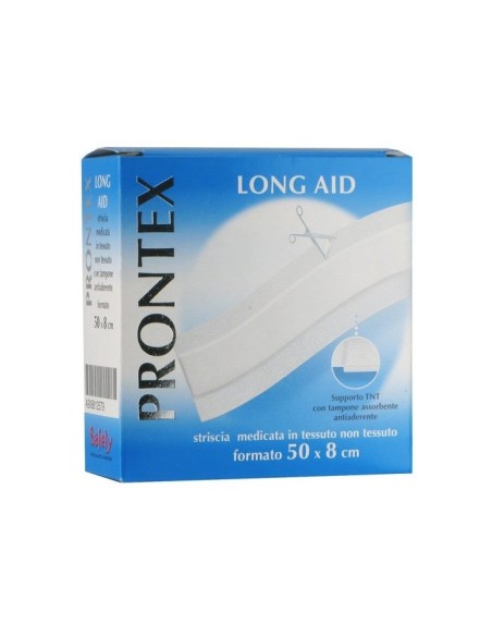Safety Prontex Long Aid Striscia 50x8 cm - Medica