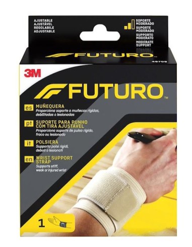 Polsino elastico universale beige: comfort e supporto