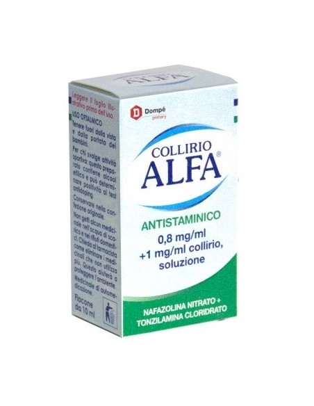 Collirio Alfa Antistaminico Tonzilamina cloridrato 10 ml