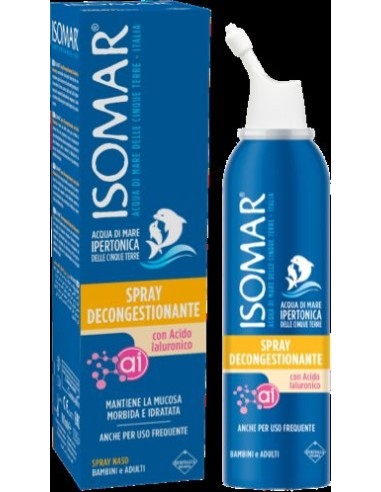 Spray nasale decongestionante con ialuronico