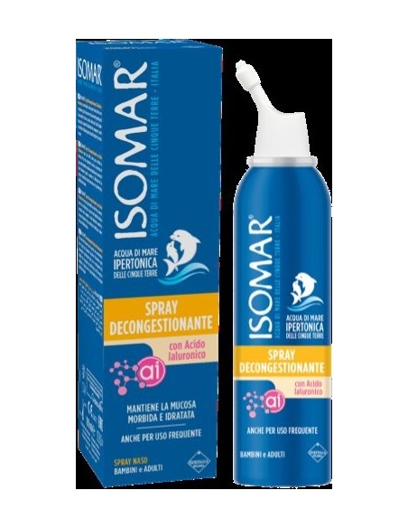 Spray nasale decongestionante con ialuronico