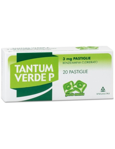 Tantum Verde P Menta 3mg Benzidamina cloridrato