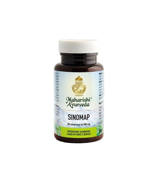Maharishi Ayurveda Sinomap Integratore Vie Respiratorie 60 Compresse
