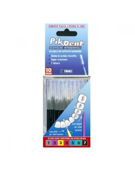 Scovolino Interdentale 7 Nero 1,2 mm