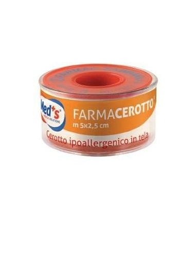 Cerotto Tela in Rocchetto 5m x 2,5cm - Efficace