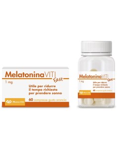 Melatonina Viti Fast 1 mg Integratore Per il Sonno 60 Compresse
