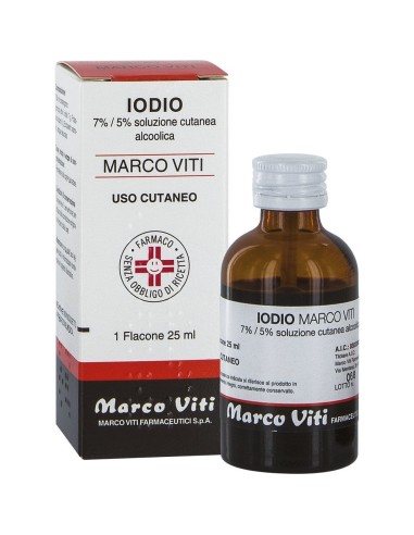 Iodio Marco Viti 7%/5% Soluzione Cutanea