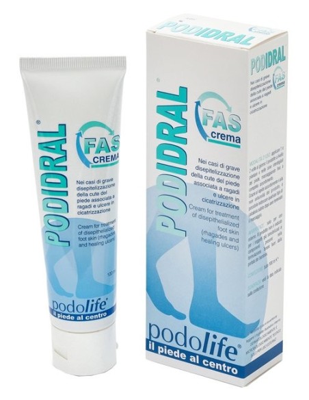 Crema emolliente per ragadi piedi - Podidral Fas