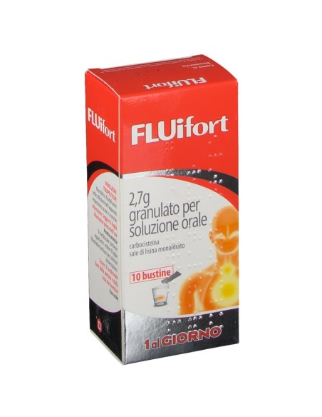 Carbocisteina Fluifort Granulato 2,75 g Mucolitico