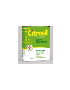 Citrosil Garze Disinfettanti Antibatteriche 0,175% Benzalconio cloruro 8 Garze