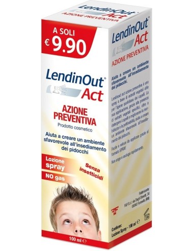 Azione preventiva pidocchi spray