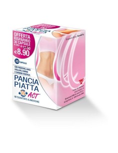 Pancia Piatta Act IntegratoreTransito Intestinale 30 Capsule