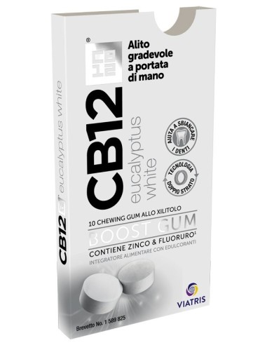 CB12 Boost Chewing-Gum Gomme Eucalipto