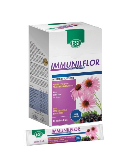 Immunilflor Integratore Immunitario 16 Pocket Drink