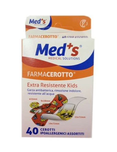 Cerotti Polietilene Colorati per Bambini 40 pezzi