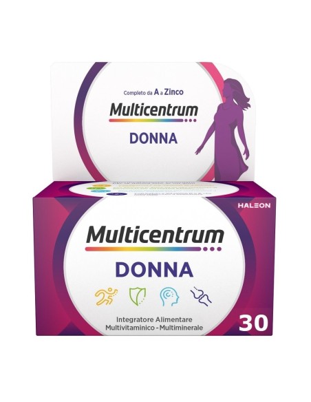 Multivitaminico Donna - Integratore Multicentrum 30 Compresse