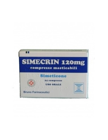 Simeticone Simecrin 120 mg - meteorismo in compresse