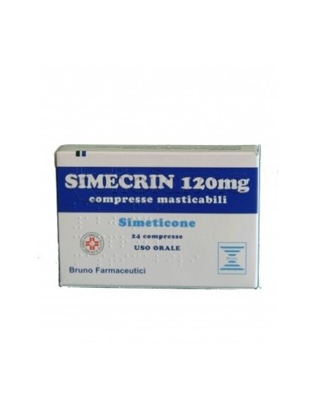 Simeticone Simecrin 120 mg - meteorismo in compresse