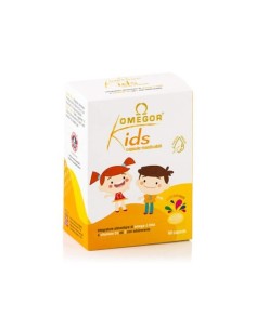Omegor Kids Integratore di Omega 3 e Vitamine 60 Capsule Masticabili
