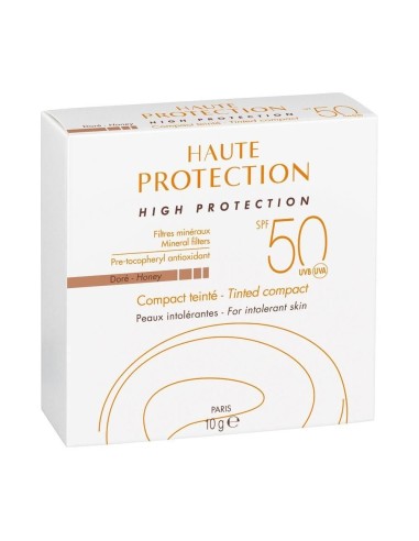 Protezione Solare Viso SPF 50 Compatto Dorato