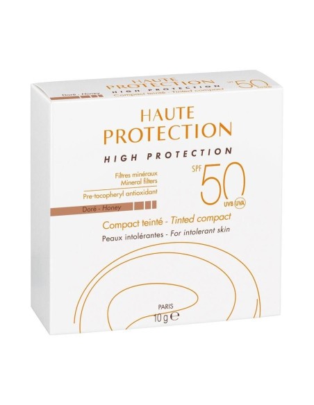 Protezione Solare Viso SPF 50 Compatto Dorato