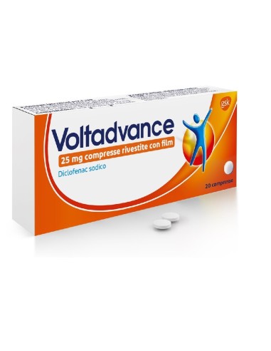Diclofenac 25mg Voltadvance Antinfiammatorio