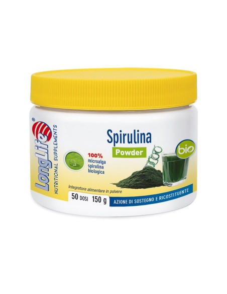 Spirulina Bio Integratore Ricostituente 50 Dosi